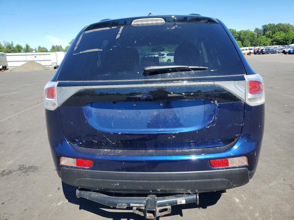 2014 Mitsubishi Outlander VIN JA4AZ3A32EZ015410 COPART salvage auction — NORMAL WEAR, CA - SALVAGE CERTIFICATE (P), sold $1,100 on 2026-07-20 (photo 6)
