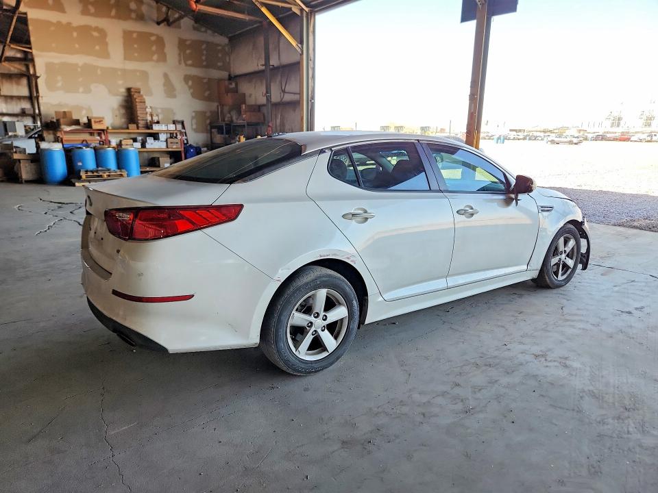 2015 Kia Optima VIN KNAGM4A72F5562948 COPART salvage auction — FRONT END, AZ - CERTIFICATE OF TITLE, sold $775 on 2026-07-13 (photo 3)
