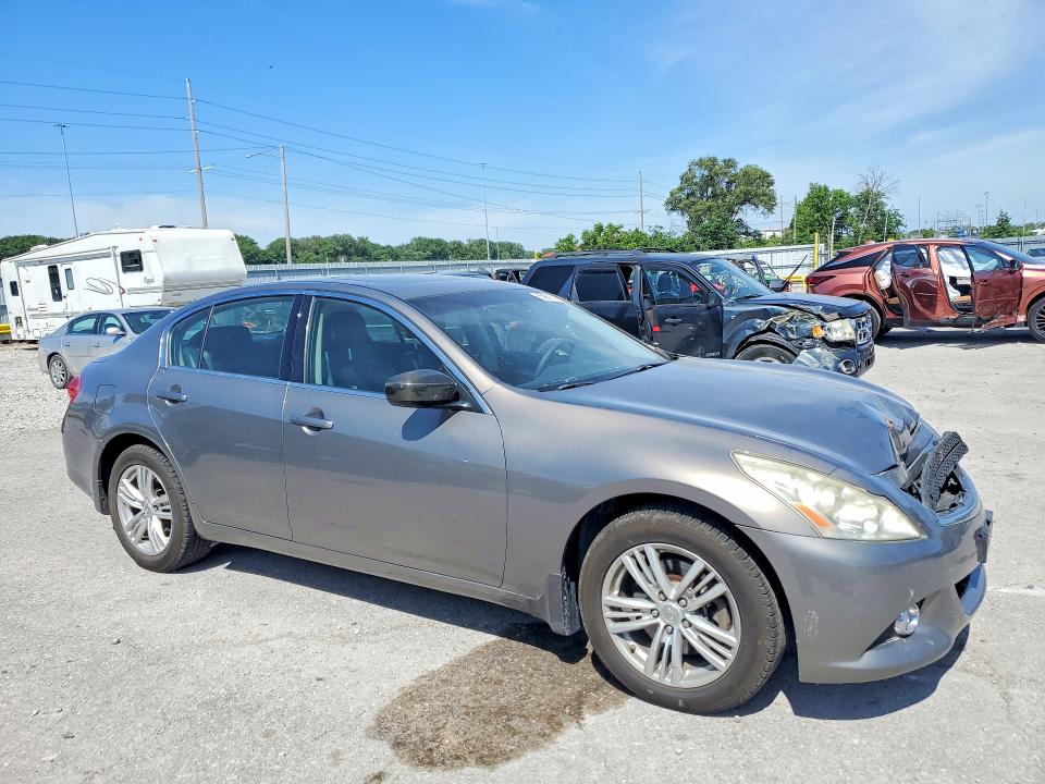 2011 Infiniti G VIN JN1CV6AR2BM400025 COPART salvage auction — FRONT END, Ia - Cert Of Title-Salvage Title, sold $650 on 2026-07-06 (photo 4)