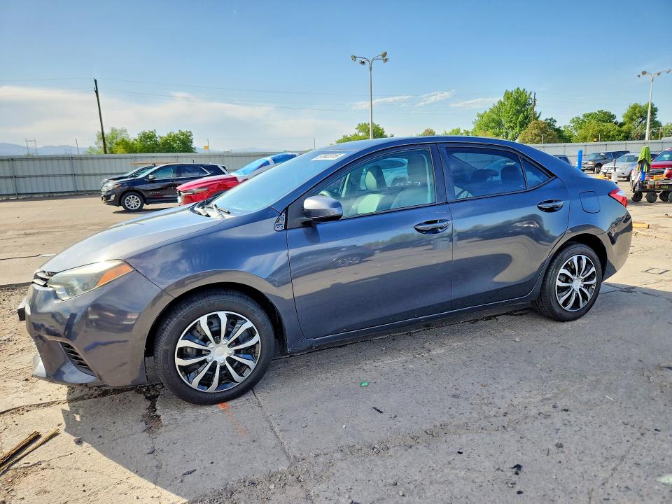 2015 Toyota Corolla VIN 5YFBURHE4FP343328 COPART salvage auction — REAR END, Co - Public - Salvage Title, sold $1,050 on 2026-07-29 (photo 1)