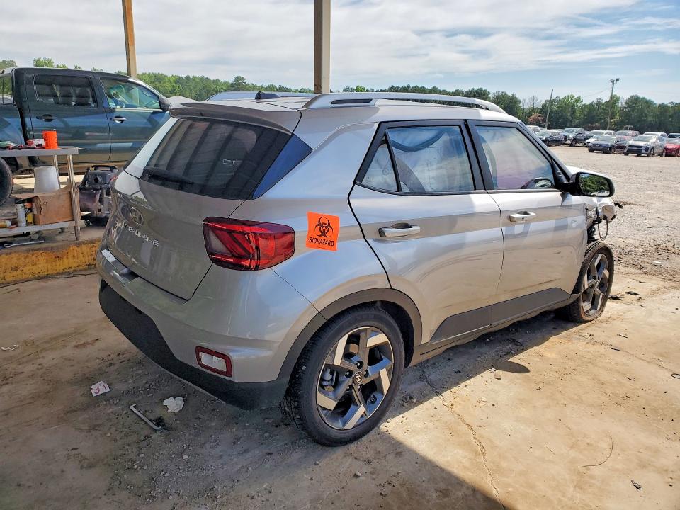 2026 Hyundai Venue VIN KMHRC8A36TU428122 COPART salvage auction — ROLLOVER, Al - Cert Of Title-Salvage Title, sold $425 on 2026-07-28 (photo 3)