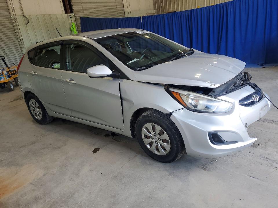 2015 Hyundai Accent VIN KMHCT5AE4FU219018 COPART salvage auction — FRONT END, Ky - Certificate Of Title, sold $200 on 2026-07-09 (photo 4)