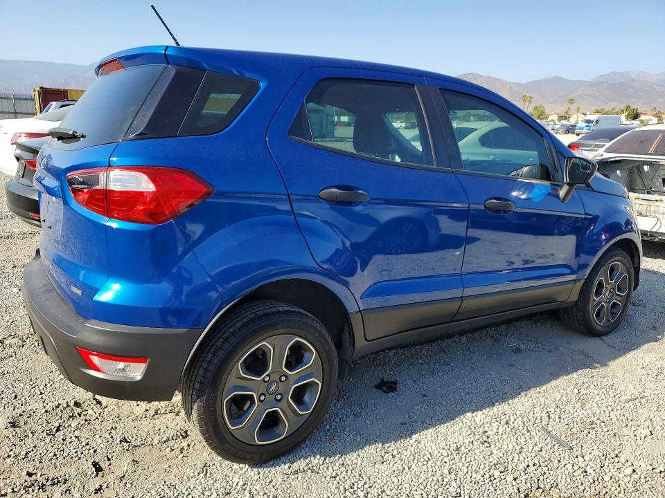 2018 Ford Ecosport VIN MAJ3P1RE3JC214662 COPART salvage auction — REAR END, Ca - Salvage Certificate, sold $1,450 on 2026-07-15 (photo 3)