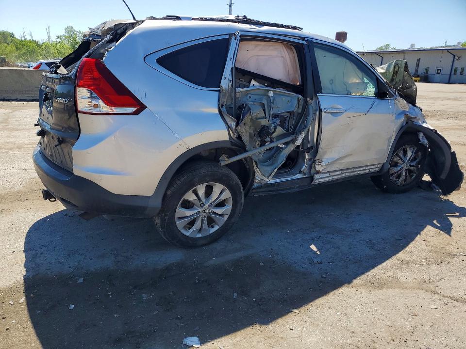 2014 Honda VIN 2HKRM4H77EH601128 COPART salvage auction — ROLLOVER, NY - MV-907A SALVAGE CERTIFICATE, sold $350 on 2026-07-02 (photo 3)