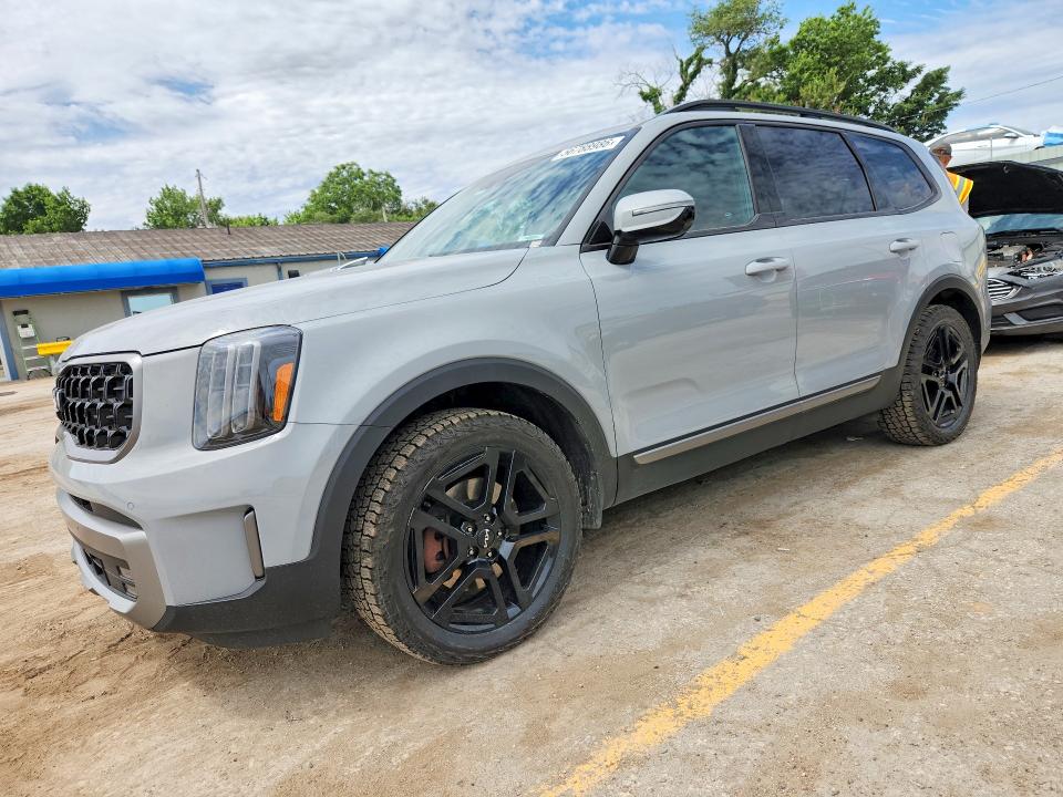 2023 Kia Telluride VIN 5XYP5DGC2PG406518 COPART salvage auction — HAIL, Ks - Cert Of Title-Salvage, sold $1,300 on 2026-07-27 (photo 1)