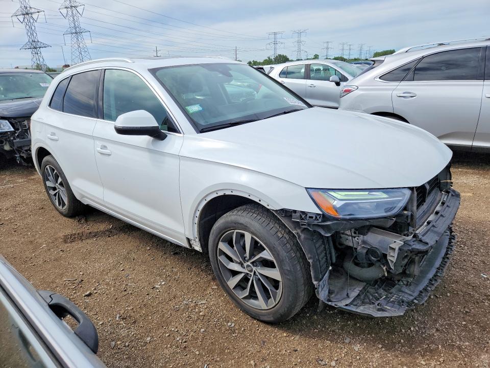 2021 Audi VIN WA1BAAFY0M2019421 COPART salvage auction — FRONT END, Il - Salvage Certificate, sold $250 on 2026-07-21 (photo 4)
