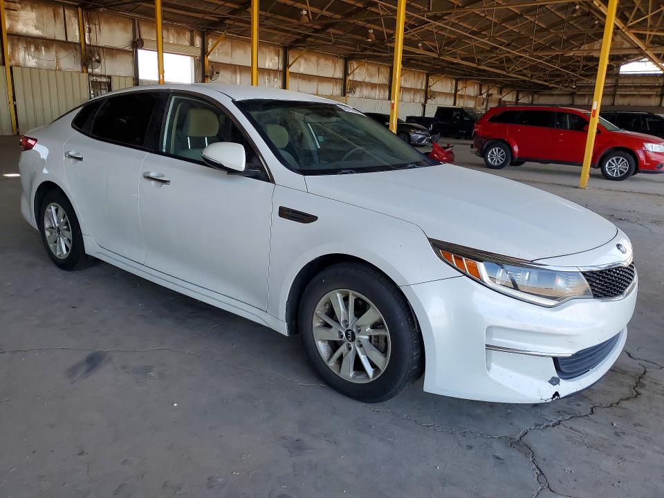 2016 Kia Optima VIN KNAGT4L31G5072158 COPART salvage auction — NORMAL WEAR, Az - Certificate Of Title, sold $325 on 2026-07-08 (photo 4)
