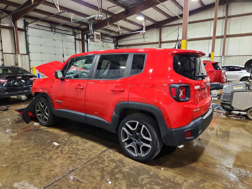 2021 Jeep Renegade VIN ZACNJDABXMPM39813 COPART salvage auction — FRONT END, Pa - Certificate Of Salvage, sold $1,450 on 2026-07-14 (photo 2)