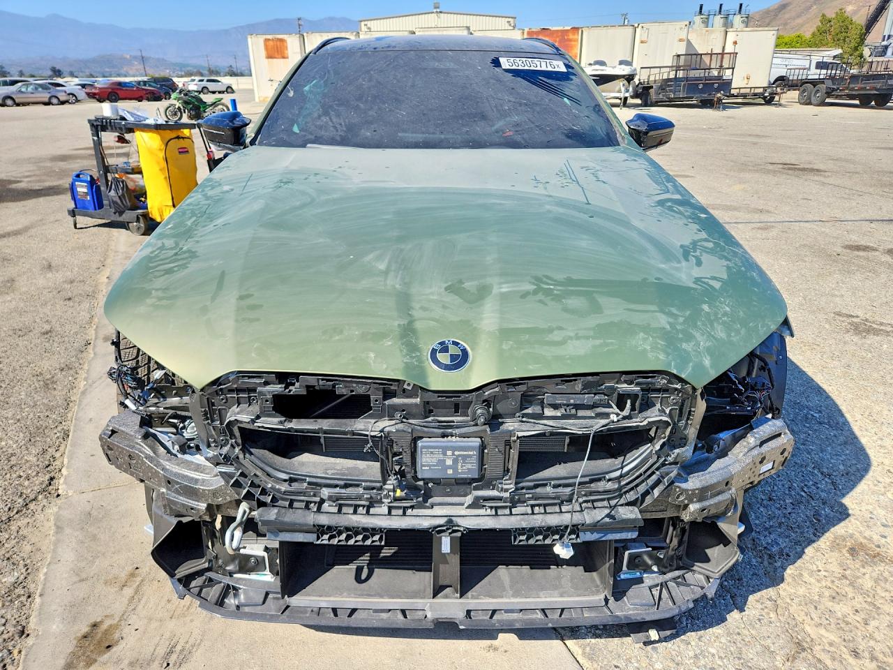 2026 BMW M5 VIN WBS83GV09TCX03202 COPART salvage auction — Front End, CA - SALVAGE CERTIFICATE, sold $65,000 on 2026-07-10 (photo 5)