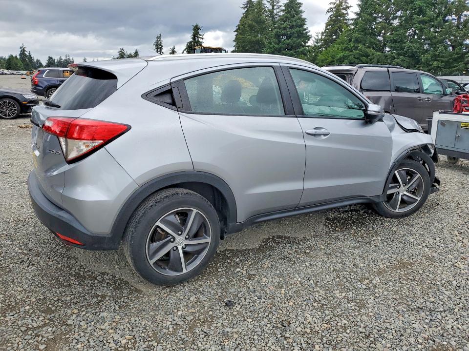 2022 Honda Hr-v VIN 3CZRU6H59NM749652 COPART salvage auction — FRONT END, Wa - Bill Of Sale, sold $5,700 on 2026-07-02 (photo 3)