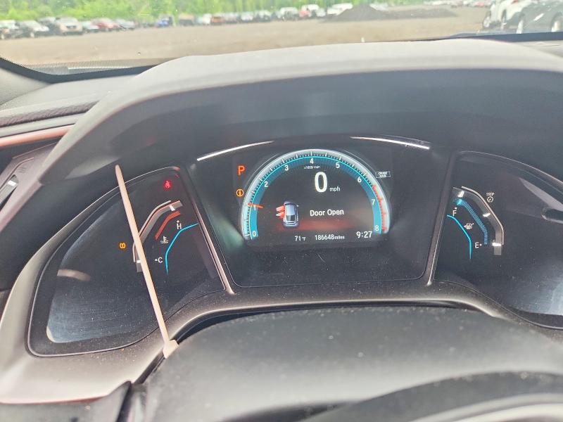 2018 Honda Civic VIN SHHFK7H5XJU418970 COPART salvage auction — REAR END, Ct - Cert Of Title-Salvage, sold $2,600 on 2026-07-17 (photo 9)
