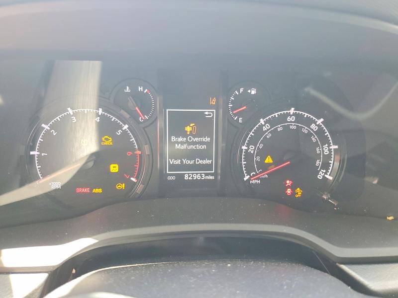 2021 Toyota 4runner VIN JTEMU5JR3M5869907 COPART salvage auction — FRONT END, Oh - Cert Of Title-Salvage, sold $10,400 on 2026-07-31 (photo 9)