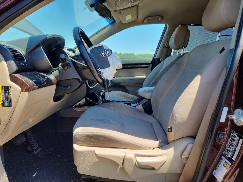 2014 Kia Sorento VIN 5XYKT3A65EG495897 COPART salvage auction — FRONT END, VA - CERT OF TITLE - SALVAGE, sold $600 on 2026-07-29 (photo 7)
