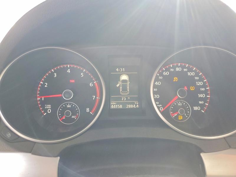 2012 Volkswagen VIN WVWGD7AJ1CW077769 COPART salvage auction — FRONT END, Salvage Title, sold $2,100 on 2026-07-16 (photo 9)