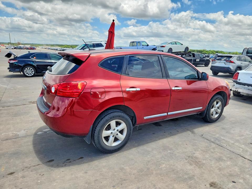 2013 Nissan Rogue VIN JN8AS5MT9DW521757 COPART salvage auction — FRONT END, TX - SALVAGE VEHICLE TITLE (P), sold $700 on 2026-07-16 (photo 3)