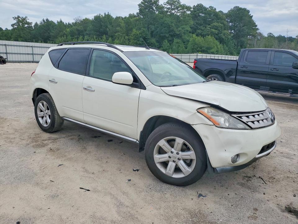 2007 Nissan Murano VIN JN8AZ08T97W526552 COPART salvage auction — FRONT END, Sc - Cert Of Title-Salvage, sold $575 on 2026-07-27 (photo 4)