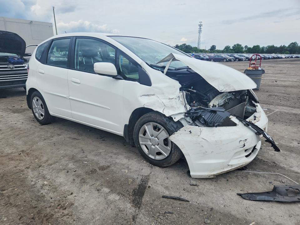 2013 Honda Fit VIN JHMGE8H32DC080448 COPART salvage auction — FRONT END, VA - CERT OF TITLE - SALVAGE, sold $725 on 2026-07-08 (photo 4)