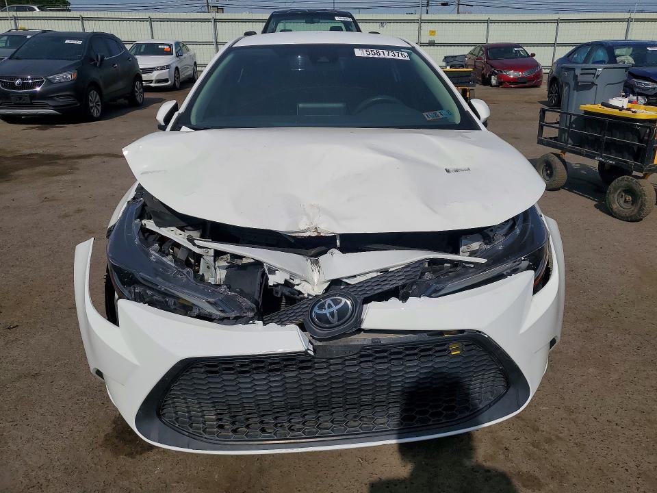 2021 Toyota Corolla VIN 5YFEPMAE8MP223143 COPART salvage auction — FRONT END, PA - CERT OF SALV-R=RECONSTRUCTED, sold $4,300 on 2026-07-31 (photo 5)