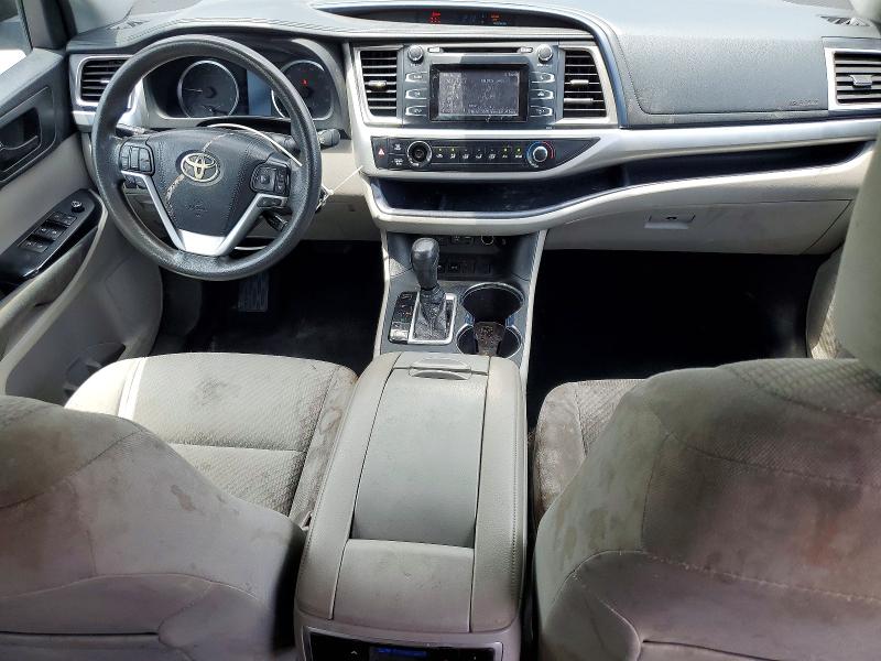 2019 Toyota Highlander VIN 5TDZARFH4KS058683 COPART salvage auction — FRONT END, Fl - Certificate Of Title, sold $12,500 on 2026-07-09 (photo 8)