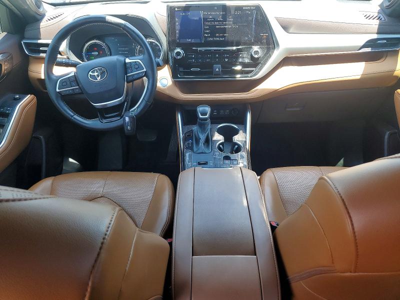 2022 Toyota Highlander VIN 5TDFARAH4NS014388 COPART salvage auction — REAR END, Ga - Cert Of Title-Salvage, sold $18,900 on 2026-07-09 (photo 8)