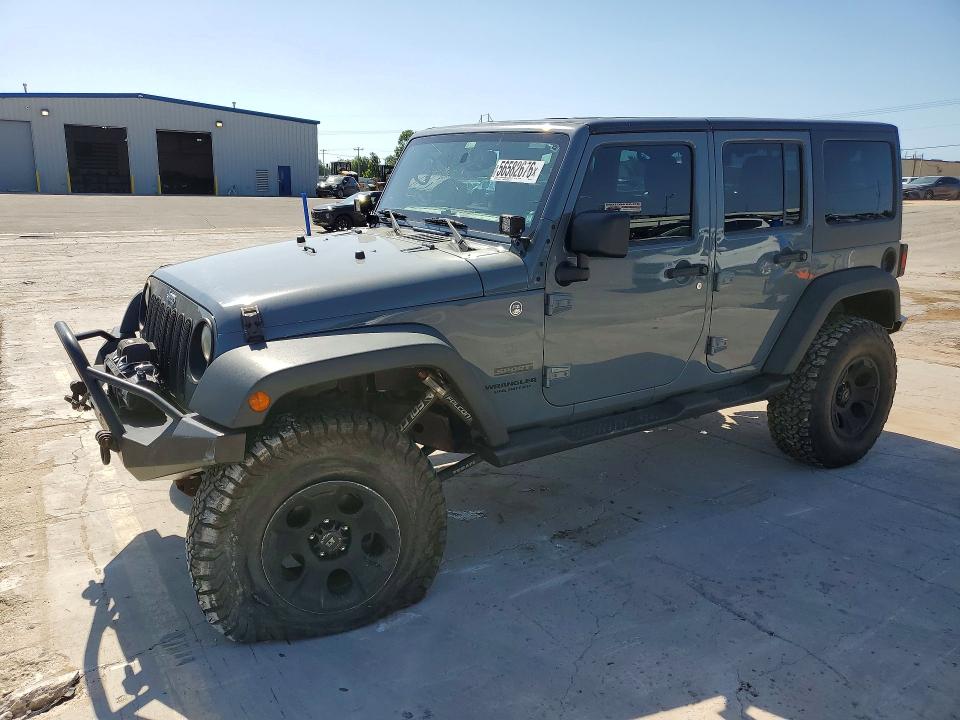 2014 Jeep Wrangler / VIN 1C4BJWDG3EL261046 — COPART salvage auction photo