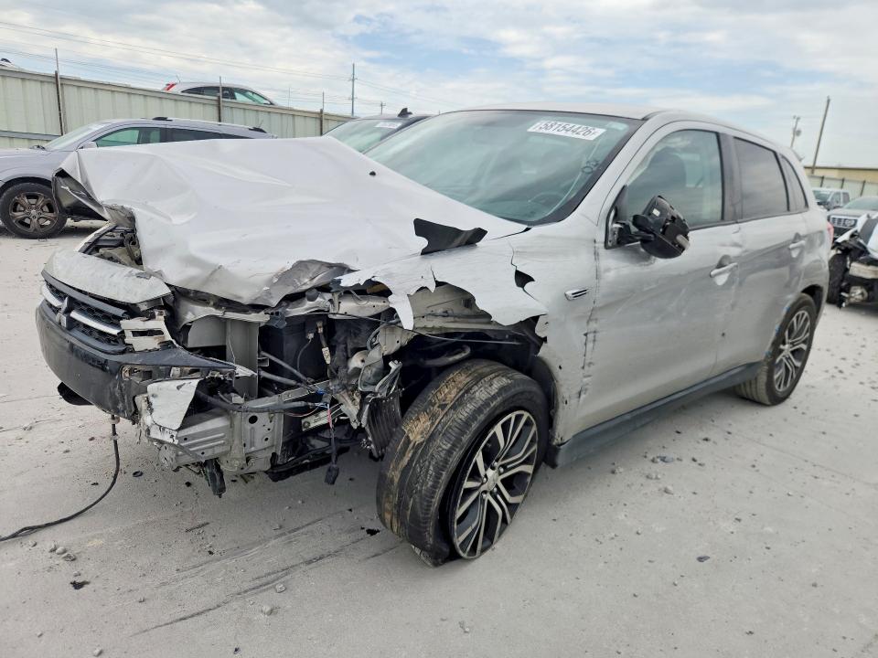 2019 Mitsubishi Outlander VIN JA4AP4AUXKU017998 COPART salvage auction — FRONT END, Tx - Salvage Vehicle Title, sold $1,050 on 2026-07-31 (photo 1)
