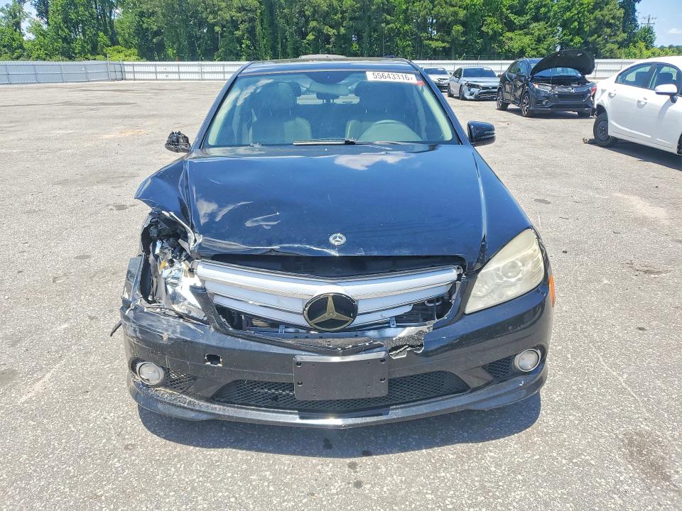 2010 Mercedes-benz C-klasse VIN WDDGF8BB7AR126885 COPART salvage auction — REAR END, NC - SALVAGE CERTIFICATE OF TITLE, sold $250 on 2026-07-28 (photo 5)