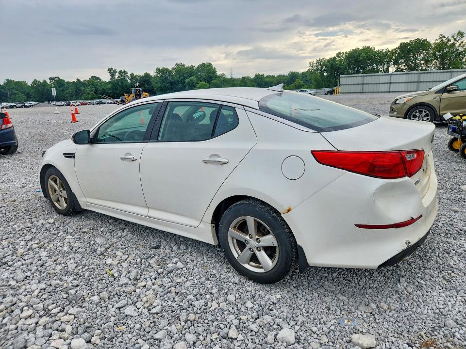 2015 Kia Optima VIN KNAGM4A75F5593529 COPART salvage auction — REAR END, OH - CERTIFICATE OF TITLE, sold $400 on 2026-07-24 (photo 2)