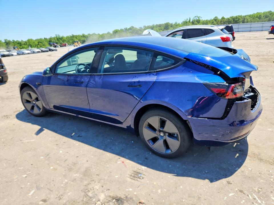 2023 Tesla VIN 5YJ3E1EA6PF658651 COPART salvage auction — REAR END, Va - Cert Of Title - Salvage, sold $7,300 on 2026-07-29 (photo 2)