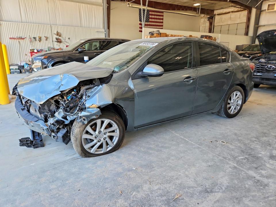 2012 Mazda 3 VIN JM1BL1V75C1573194 COPART salvage auction — FRONT END, Ne - Cert Of Title-Salvage, sold $550 on 2026-07-07 (photo 1)