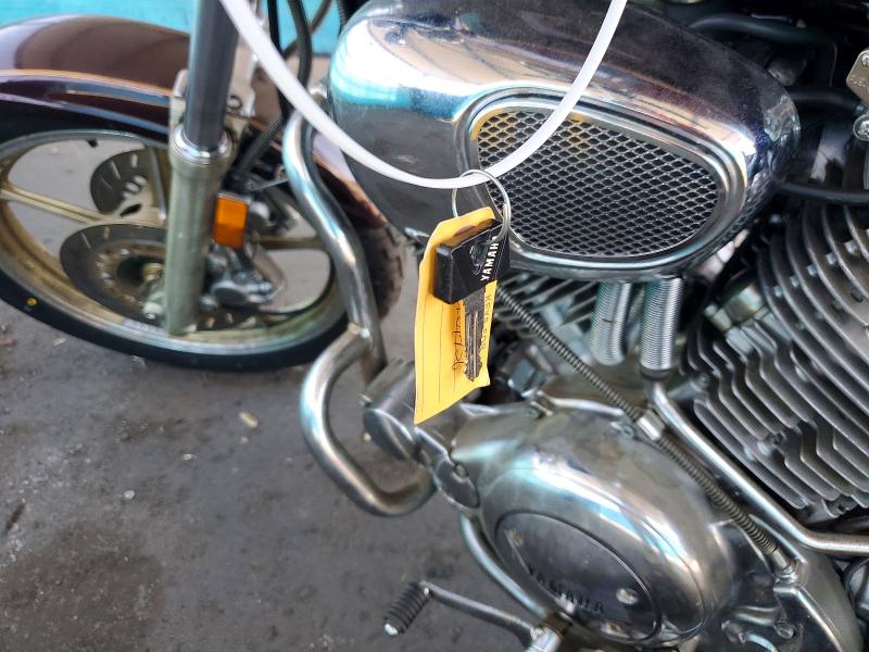 1987 Yamaha Xv700 VIN JYA1RV005HA005171 COPART salvage auction — MINOR DENT/SCRATCHES, Ca - Dis/Dlr/Exp Only Clean Title, sold $125 on 2026-07-09 (photo 8)