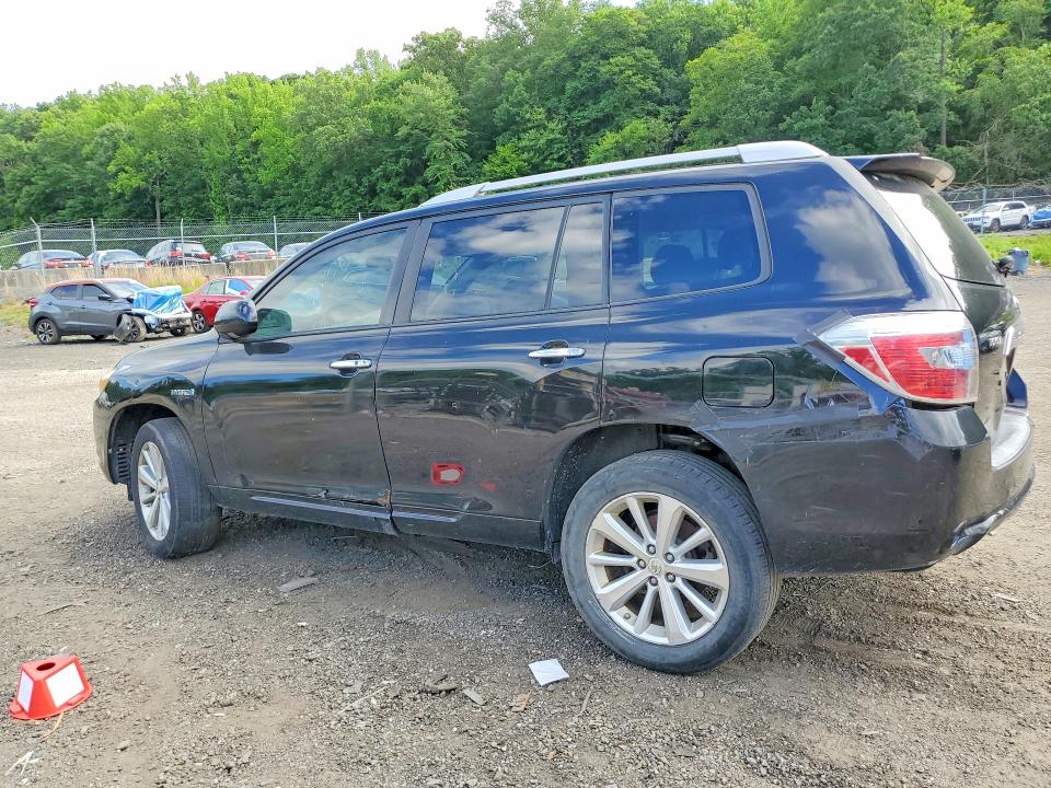 2008 Toyota Highlander VIN JTEEW41A282015100 COPART salvage auction — REAR END, Va - Certificate Of Title, sold $1,200 on 2026-07-02 (photo 2)
