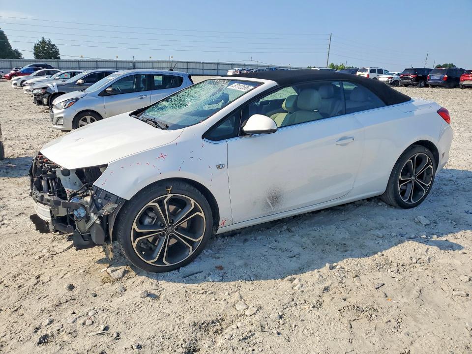 2016 Buick Cascada VIN W04WT3N52GG046710 COPART salvage auction — FRONT END, Ga - Cert Of Title-Salvage, sold $1,650 on 2026-07-29 (photo 1)