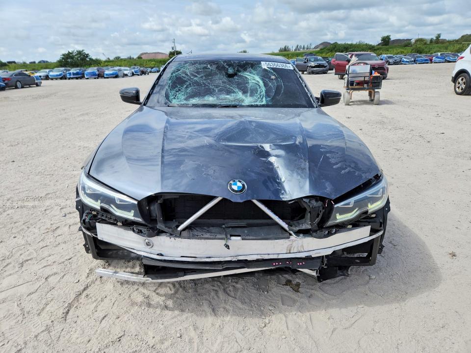 2021 BMW 3er VIN 3MW5R1J04M8B70158 COPART salvage auction — FRONT END, Fl - Certificate Of Destruction, sold $9,700 on 2026-07-09 (photo 5)