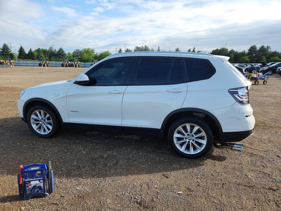 2016 BMW X3 VIN 5UXWZ7C56G0R31885 COPART salvage auction — REAR END, Il - Salvage Certificate, sold $2,900 on 2026-07-07 (photo 2)