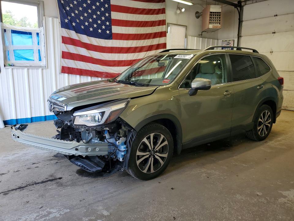 2020 Subaru Forester VIN JF2SKAUC5LH503740 COPART salvage auction — FRONT END, Me - Cert Of Title-Salvage Collisio, sold $7,400 on 2026-07-09 (photo 1)