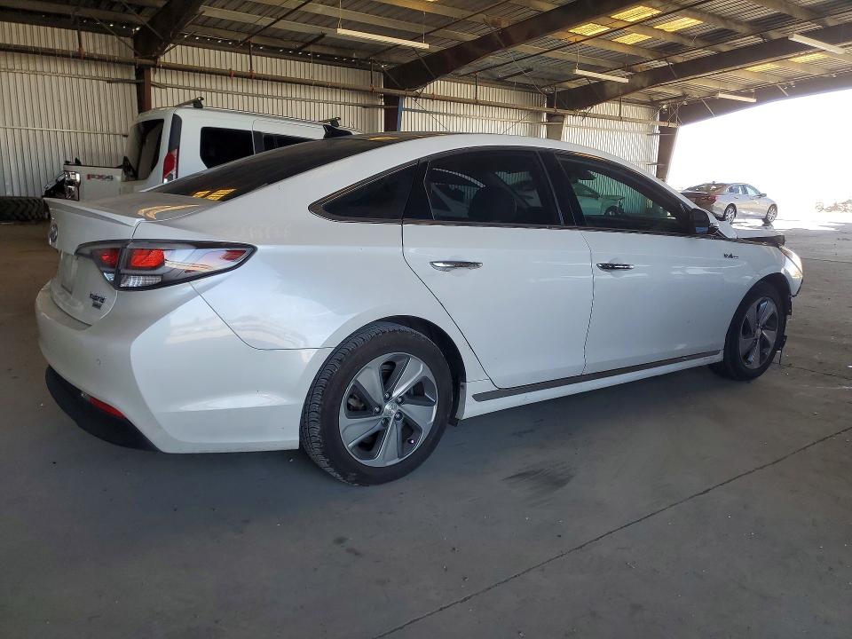 2016 Hyundai Sonata hybrid VIN KMHE34L10GA012447 COPART salvage auction — FRONT END, CA - SALVAGE CERTIFICATE, sold $1,800 on 2026-07-02 (photo 3)