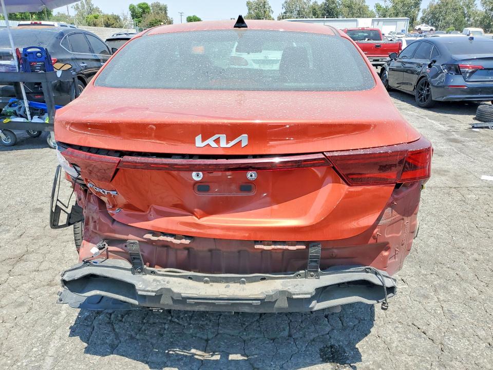 2023 Kia Forte VIN 3KPF24AD8PE680292 COPART salvage auction — REAR END, Ca - Salvage Certificate, sold $3,350 on 2026-07-02 (photo 6)