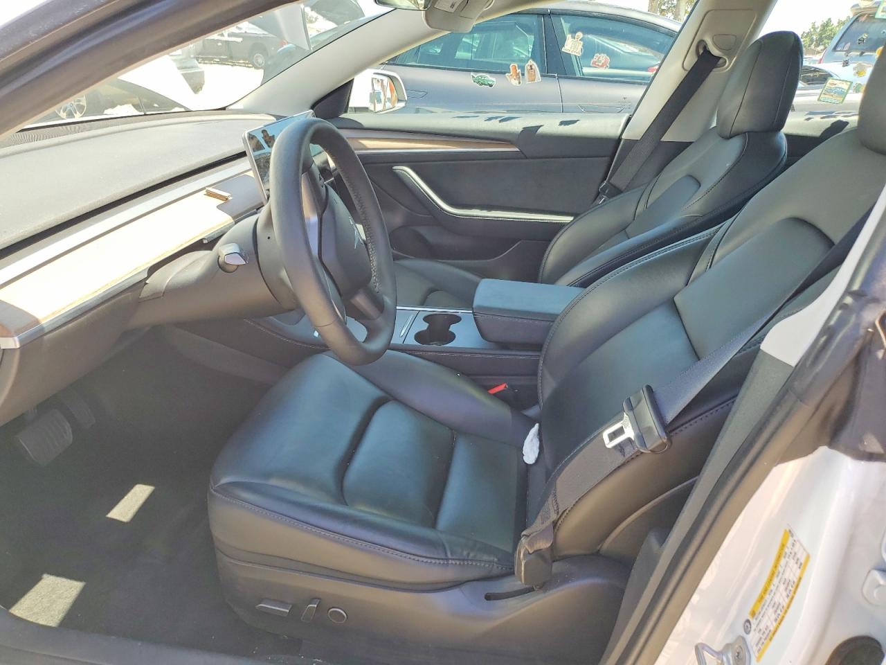 2021 Tesla Model 3 VIN 5YJ3E1EA3MF095733 COPART salvage auction — Rear End, CA - SALVAGE CERTIFICATE, sold $6,100 on 2026-07-02 (photo 7)