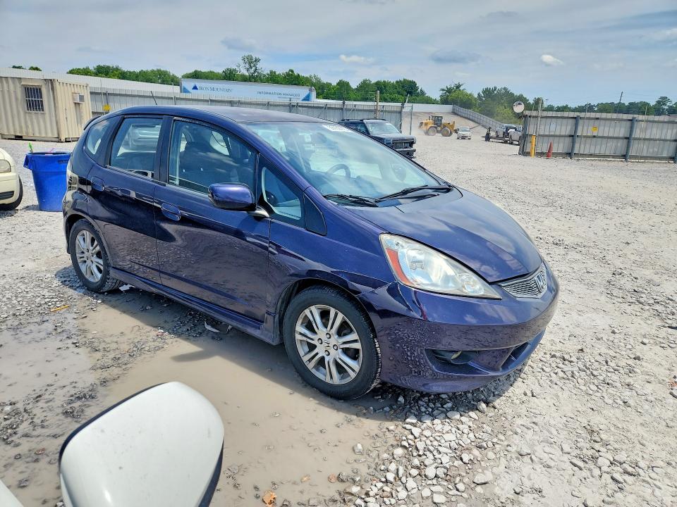 2010 Honda Fit VIN JHMGE8H47AC016457 COPART salvage auction — REAR END, Al - Cert Of Title-Salvage Title, sold $725 on 2026-07-07 (photo 4)