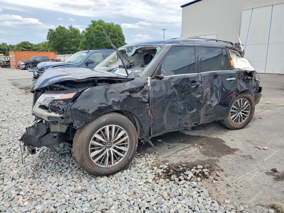 2022 Nissan Armada VIN JN8AY2BC1N9161707 COPART salvage auction — ROLLOVER, Fl - Certificate Of Destruction, sold $3,500 on 2026-07-27 (photo 1)