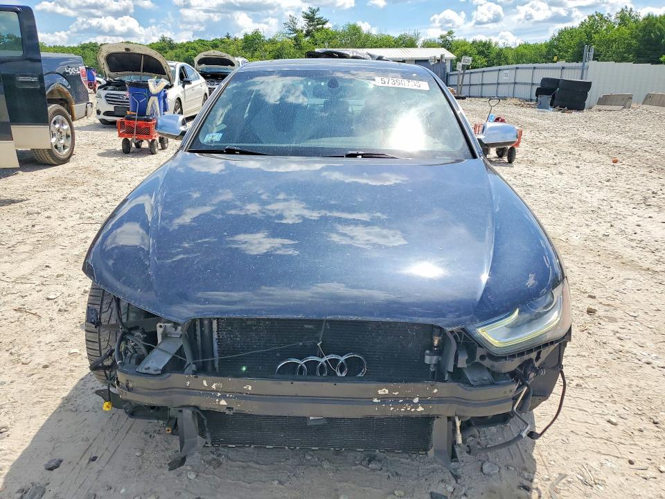 2014 Audi S4 VIN WAUBGAFL3EA141686 COPART salvage auction — FRONT END, MA - CERT OF TITLE-RECONSTRCTD COLL, sold $875 on 2026-07-15 (photo 5)