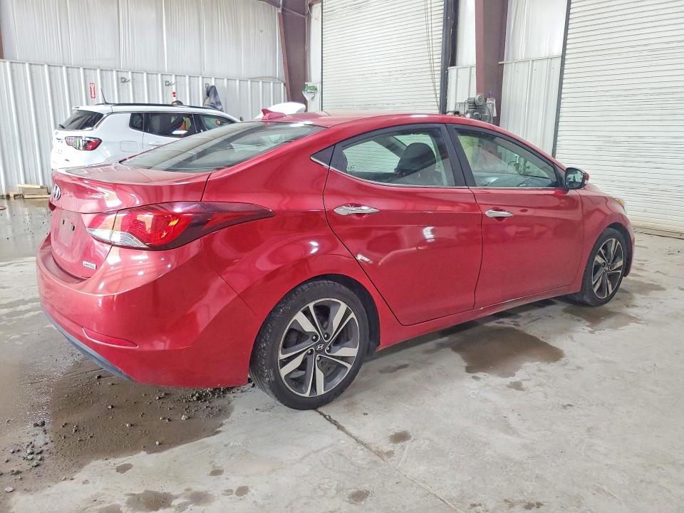 2014 Hyundai Elantra VIN KMHDH4AE7EU105402 COPART salvage auction — FRONT END, Pa - Certificate Of Salvage, sold $1,000 on 2026-07-08 (photo 3)