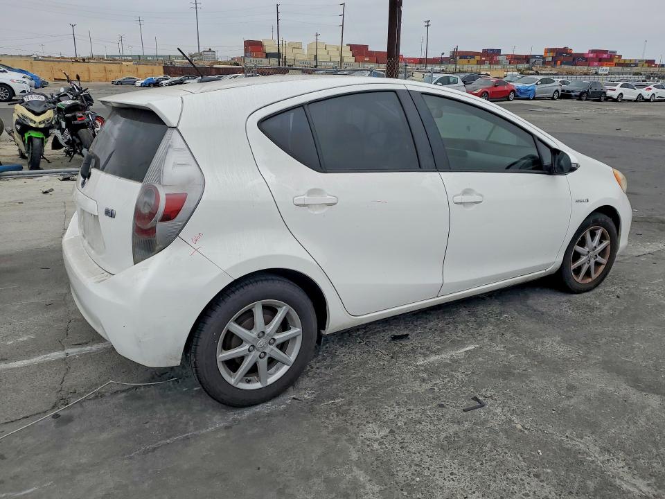 2012 Toyota VIN JTDKDTB34C1018070 COPART salvage auction — SIDE, CA - SALVAGE CERTIFICATE, sold $1,700 on 2026-07-06 (photo 3)