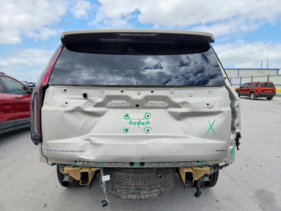 2024 Cadillac Escalade VIN 1GYS4BKLXRR139118 COPART salvage auction — FRONT END, TX - SALVAGE VEHICLE TITLE, sold $11,700 on 2026-07-28 (photo 6)