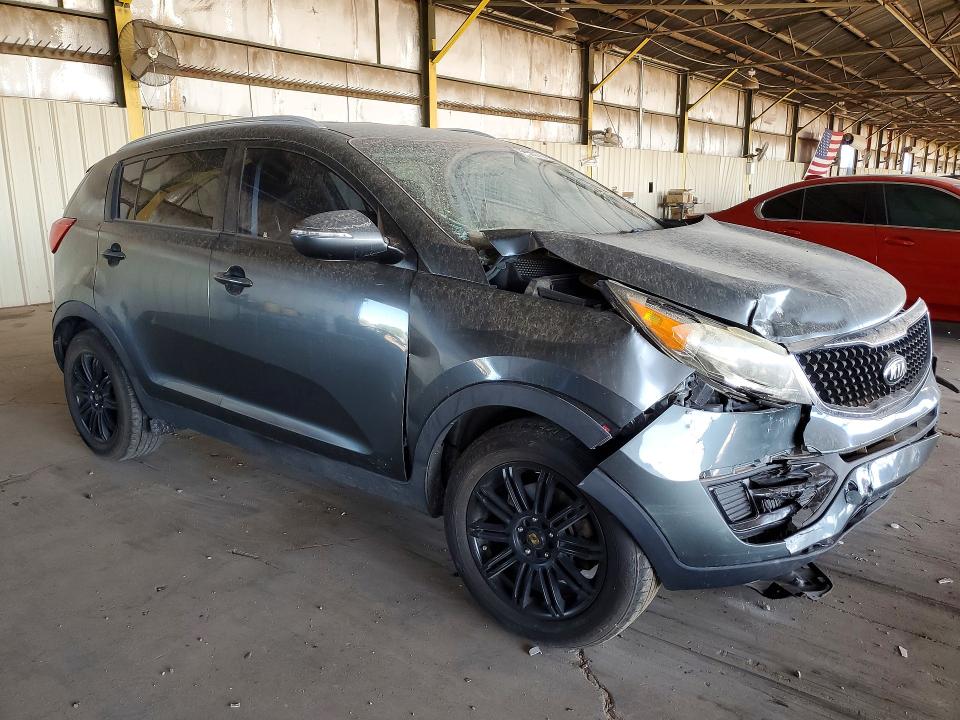 2015 Kia Sportage VIN KNDPB3AC9F7754114 COPART salvage auction — FRONT END, Az - Cert Of Title - Salvage, sold $925 on 2026-07-13 (photo 3)