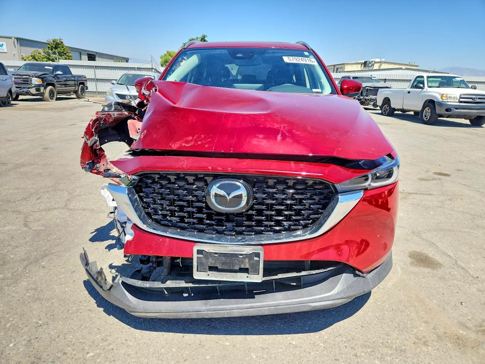 2022 Mazda VIN JM3KFBDM3N0639049 COPART salvage auction — FRONT END, CA - SALVAGE CERTIFICATE, sold $4,550 on 2026-07-17 (photo 5)