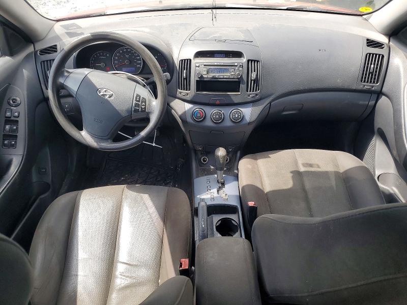 2009 Hyundai Elantra VIN KMHDU45D59U780698 COPART salvage auction — REAR END, Ns - Salvage Title, sold $400 on 2026-07-09 (photo 8)
