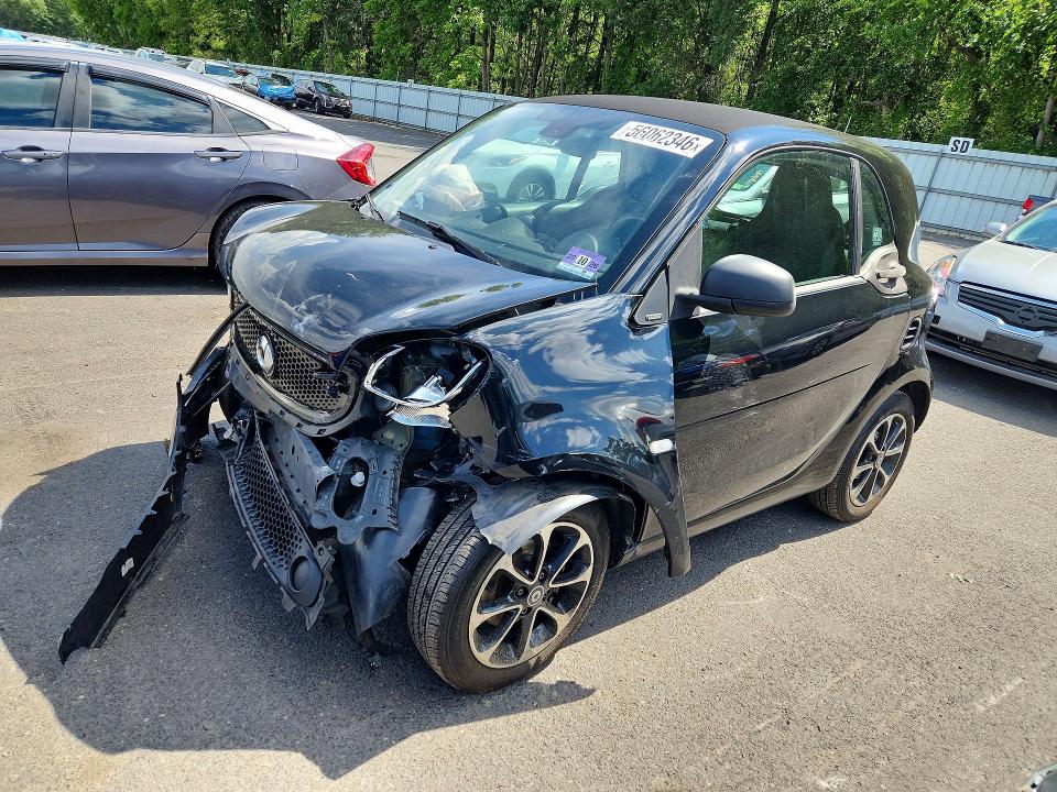 2017 Smart VIN WMEFJ5DA9HK194665 COPART salvage auction — FRONT END, Nj - Cert Of Title-Salvage, sold $250 on 2026-07-21 (photo 1)