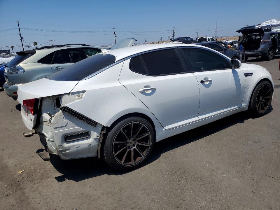 2012 Kia Optima VIN 5XXGM4A77CG022232 COPART salvage auction — REAR END, Ca - Salvage Certificate, sold $950 on 2026-07-08 (photo 3)